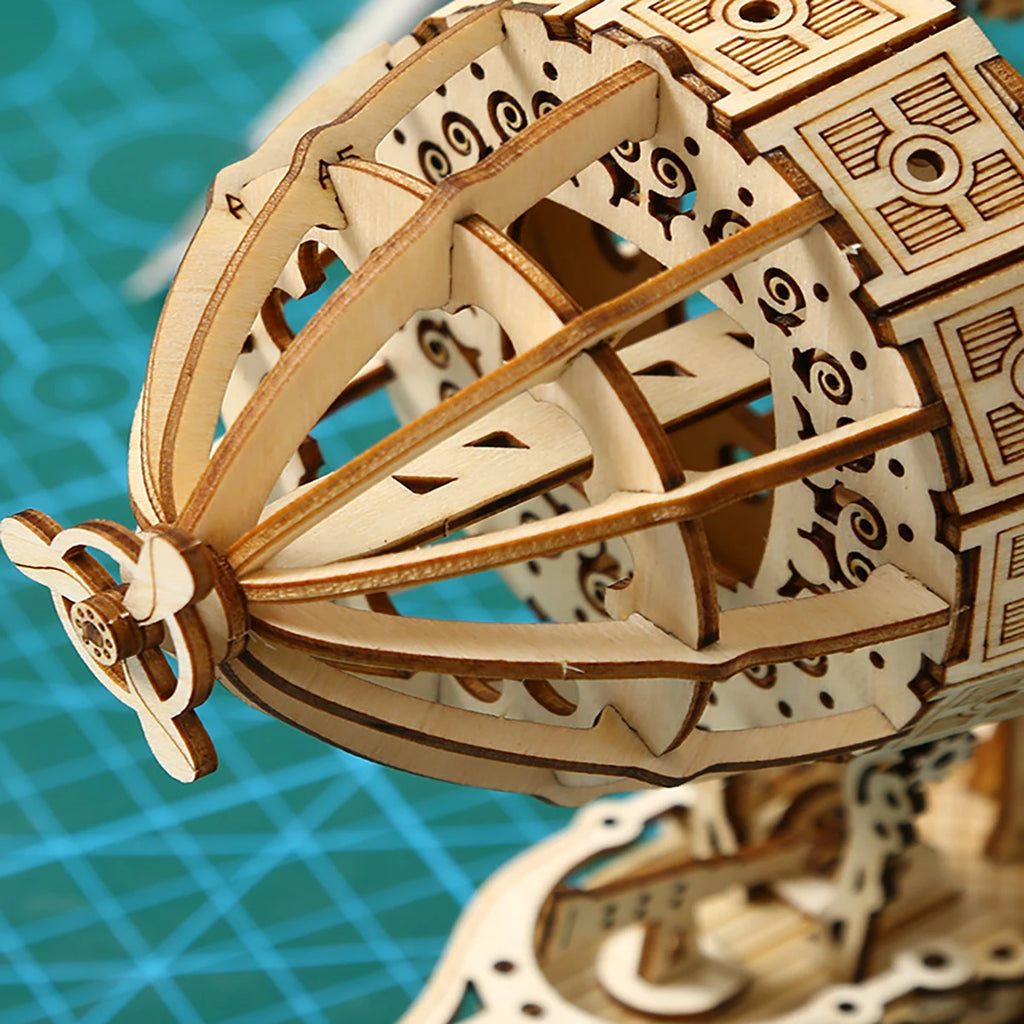 Dirigeable en bois, puzzle 3D à assembler – photo 5