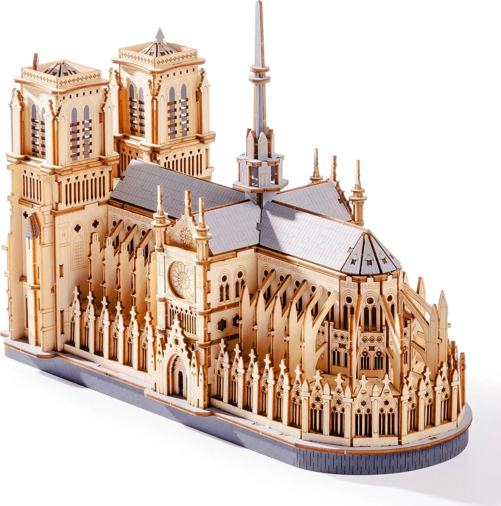 Kit Puzzle 3D en Bois Cathédrale Notre-Dame de Paris