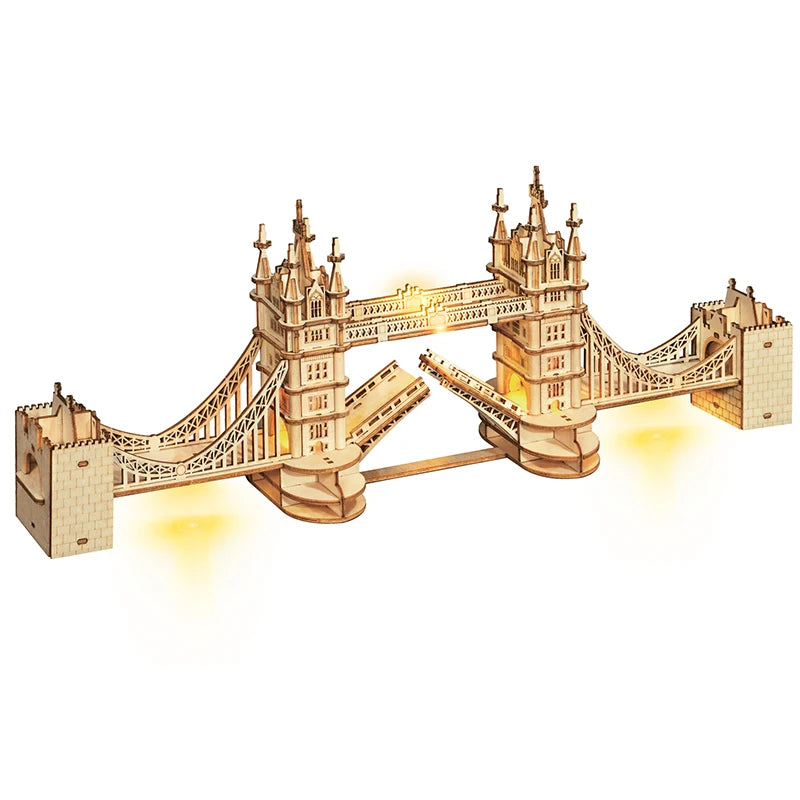 Kit Puzzle 3D en Bois Tour de Londres Big Ben Pagode