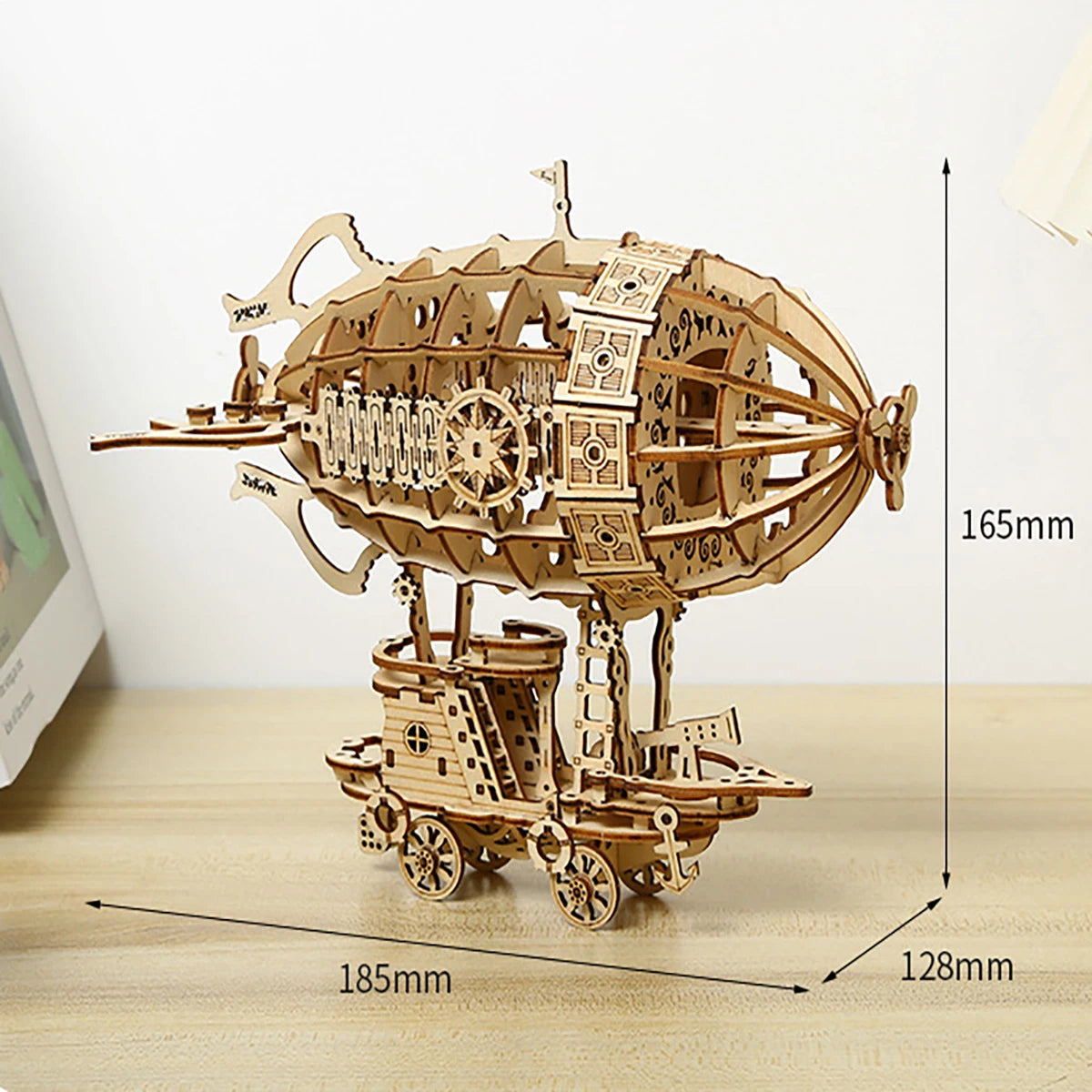 Dirigeable en bois, puzzle 3D à assembler – photo 3