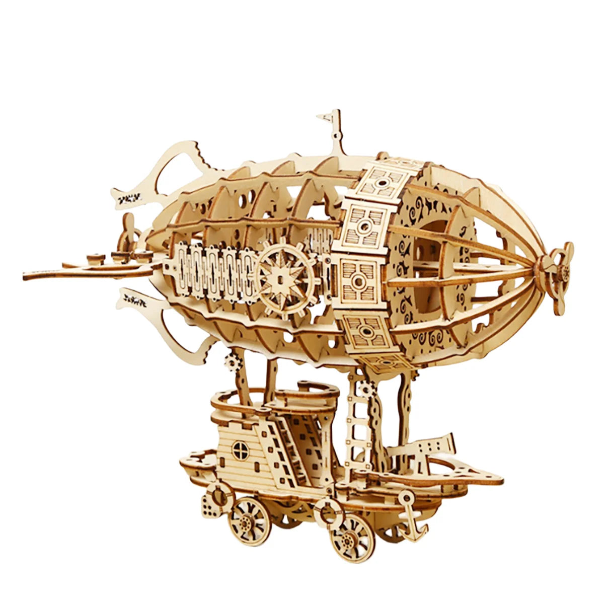 Dirigeable en bois, puzzle 3D à assembler – photo 6