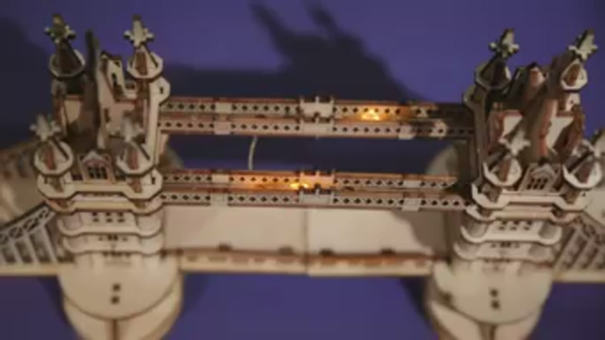 Kit Puzzle 3D en Bois Tour de Londres Big Ben Pagode