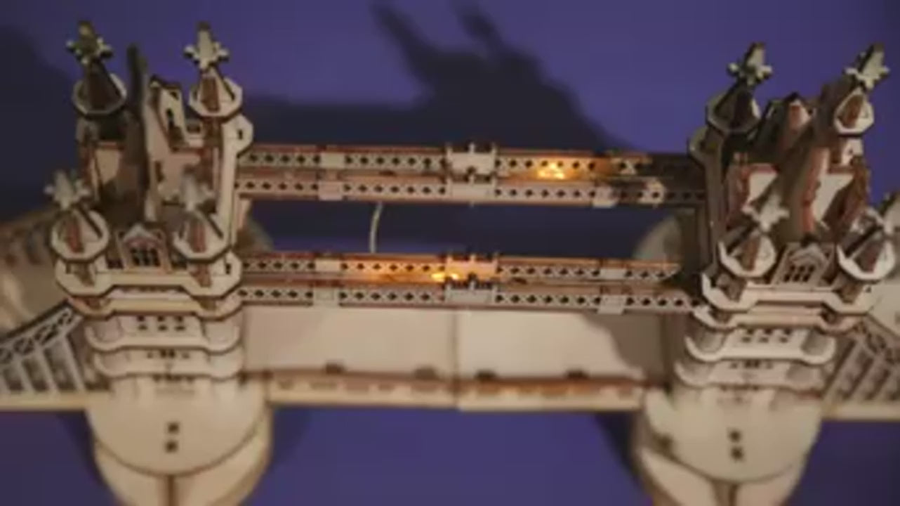 Kit Puzzle 3D en Bois Tour de Londres Big Ben Pagode